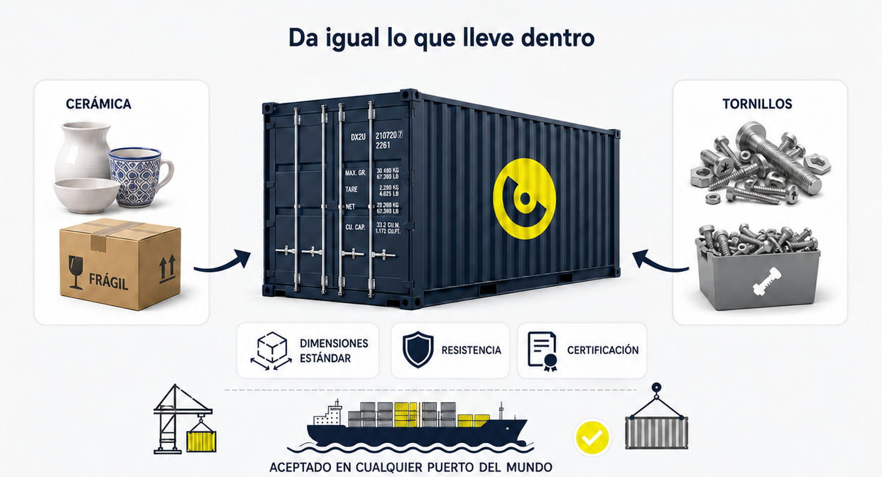 El contenedor estándar — el DARWIN como activo invertible universal